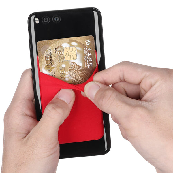 Phone Lycra Adhesive Card Holder