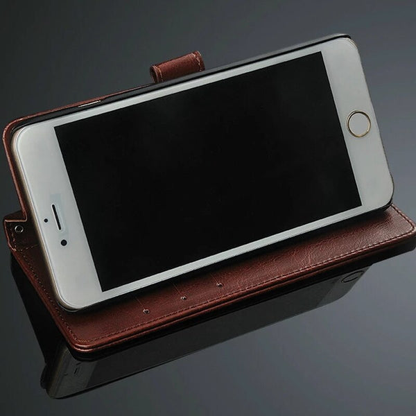Flip Leather Wallet iPhone Case