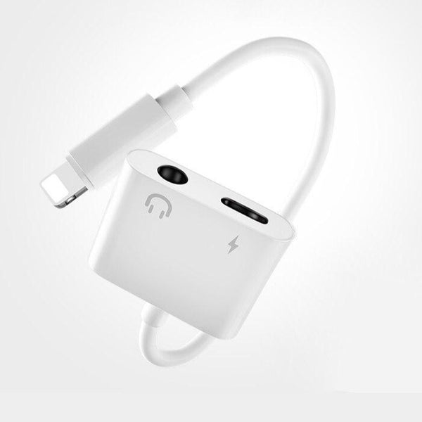 Dual Charger and Headphone Splitter for iPhone